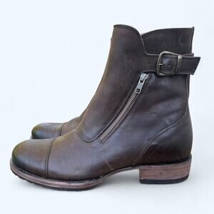 Freebird by Steven Men's Chayse Chelsea Boots Brown Leather Sz 11 NEW Edgy Urban